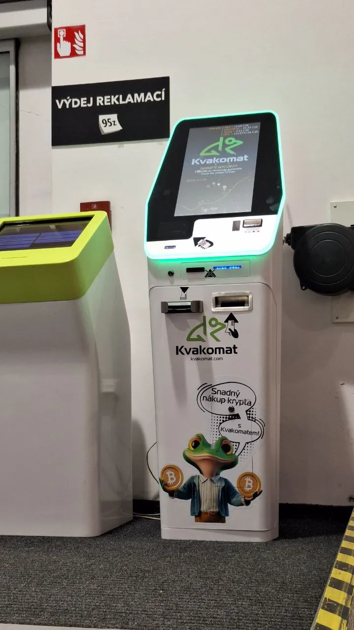 Alza Showroom Prague Bitcoin ATM